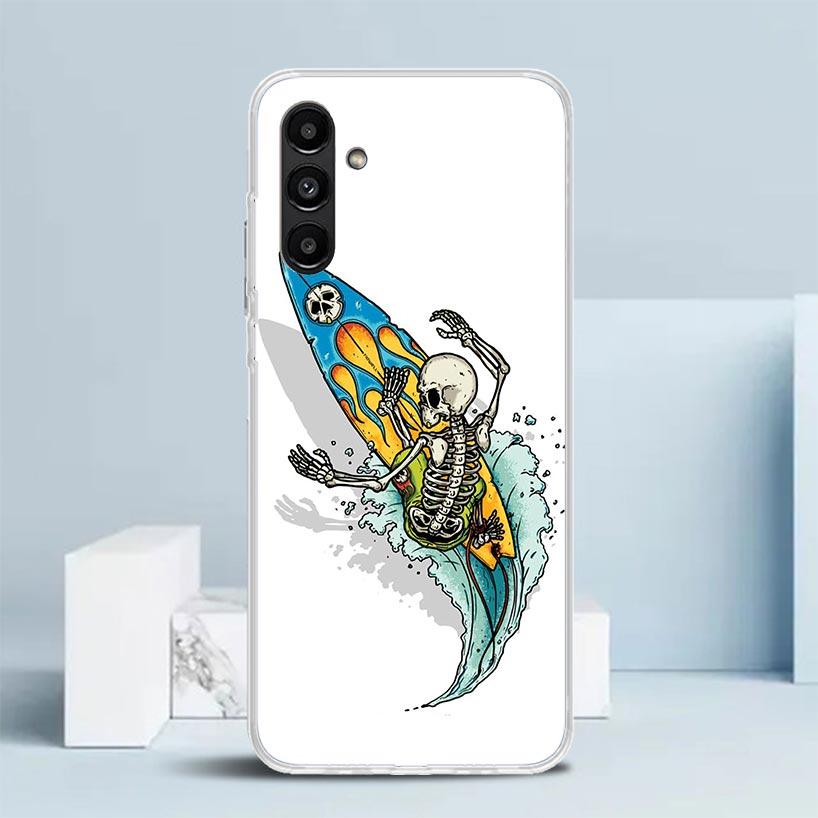 Surfbrett Ästhetisches Handyhülle Für Samsung Galaxy A17 A37 A57 A16 A15 A14 A13 A56 A55 A54 A53 A36 A35 A34 A33 A26 A25 A24 A23 G
