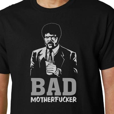 Bad Motherf Cker T-Shirt Pulp Fiction Tarantino Jules Samuel Funny Quote Geek-