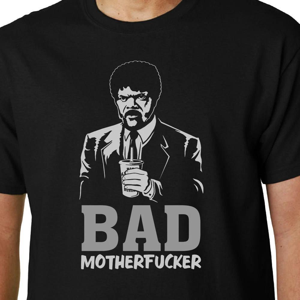 Bad Motherf Cker T-Shirt Pulp Fiction Tarantino Jules Samuel Funny Quote Geek- 3XL