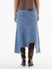 UNKNOWN PLANET Up-353 Asymmetrical Denim Skirt