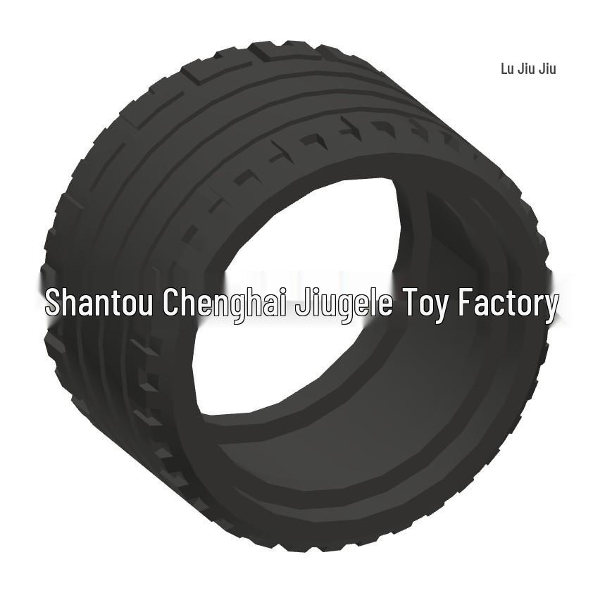 50G Min Order: Compatible MOC Building Blocks - High 55978 Wheel Skin 37x22mm, Small Particle Wheels