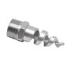 Spiral Nozzle 3/8" 1/2" 3/4"1/4" 1"Male Thread Stainless Steel Spiral Cone Atomization Nozzle Spray Sprinkler Head Garden