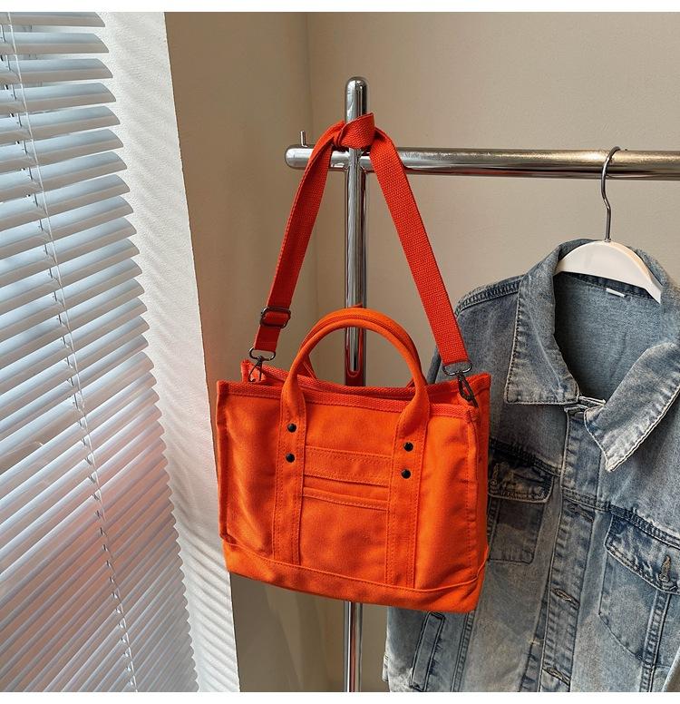 Amazon Canvas Portable Tote Bag Women's 2025 New High-end Shoulder Messenger Bag