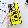 NYC Gelbe Taxi-Cabriolets Weiche Handyhülle Für Xiaomi Redmi Note 14 15 Pro Plus 13 12 11S 11T 5G 10 9S 9 Galvanisiert Anti-Fall Fundas