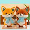Süßer Fuchs Schal Plüschtier Stofftier Puppe Für Mädchen Geburtstagsgeschenk 25cm Gelb