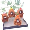 Blow Bubble Capybara Keychain Top Persimmon Kids Backpack Hanging Doll Plush