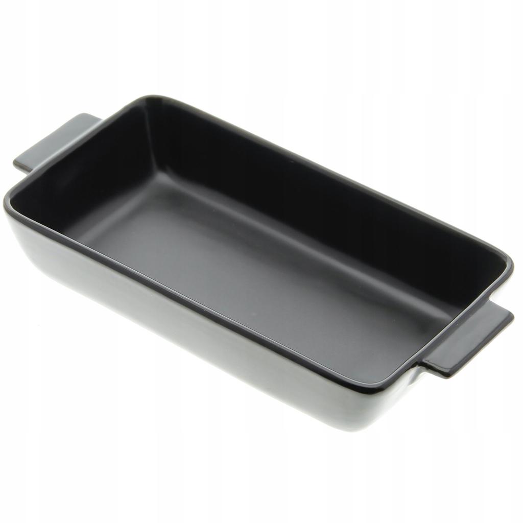 Baking Form Heat-Resistant Mold Black Porcelain Bowl 0.5 L