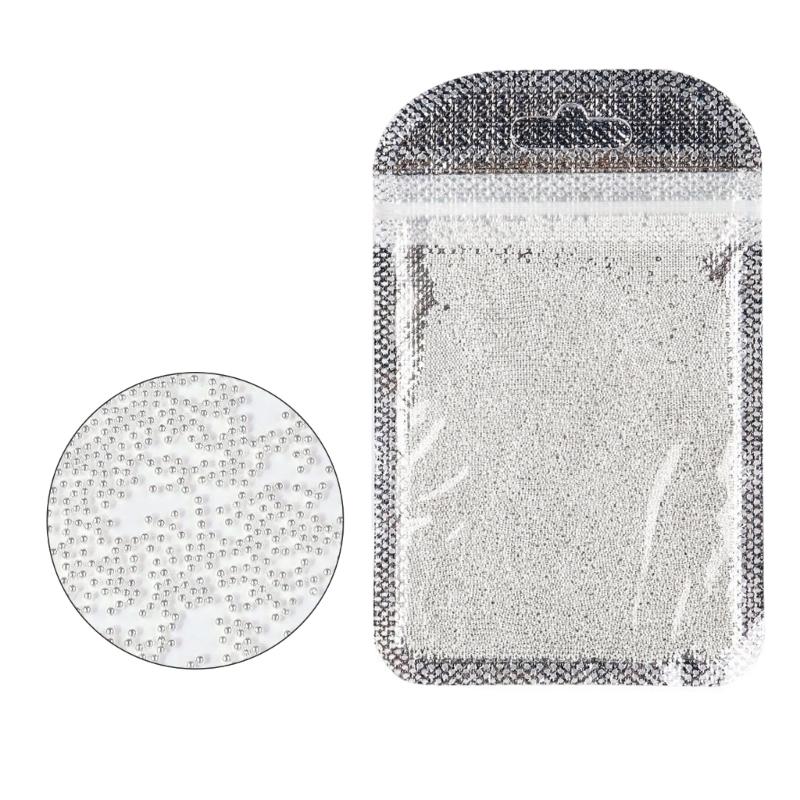 3D Бусины для нейл-арта Стальные Шарики для Нейл-арта Мини Металлические Икринки Бусины для Ногтей Шарик для Ногтей 1