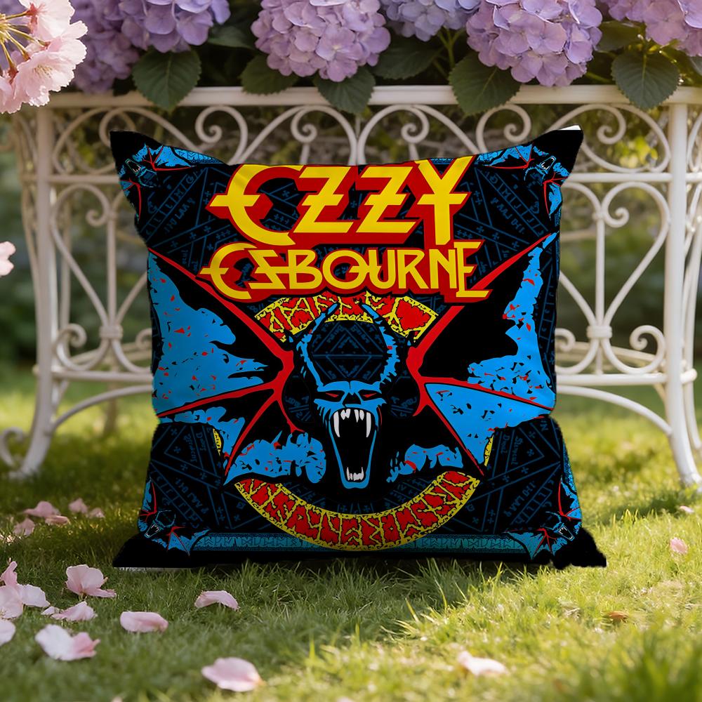 Singer-O-Ozzy Osbournes Cushion Cover Home & Car Dual-Scene Pillow Cover: Reversible for Premium Comfort