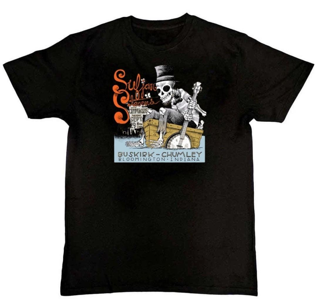 Sufjan Stevens Concert Tour Graphic Print Mens T-Shirt XXL