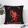 Fronha Feliz Krampus Horror Bonita Engraçada Capa de Almofada Para Sala de Estar Almofadas de Sofá