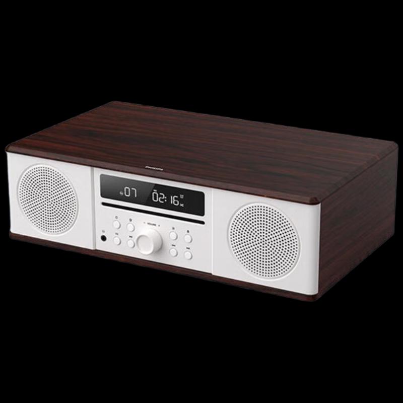 Philips TAM5008 Bluetooth Wooden Desktop CD Player