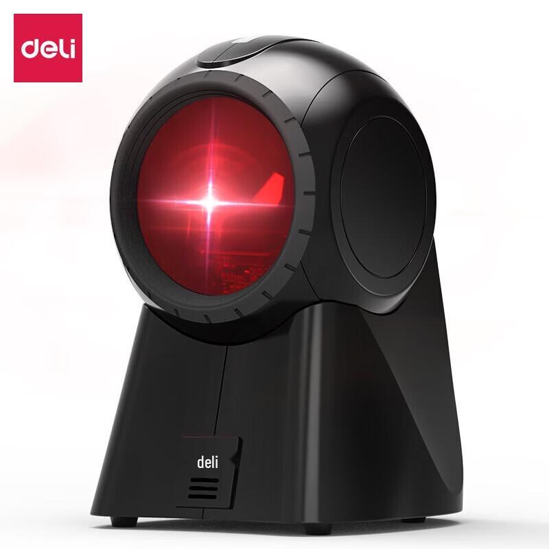 Deli 14884 Black 1D Laser Barcode Scanner