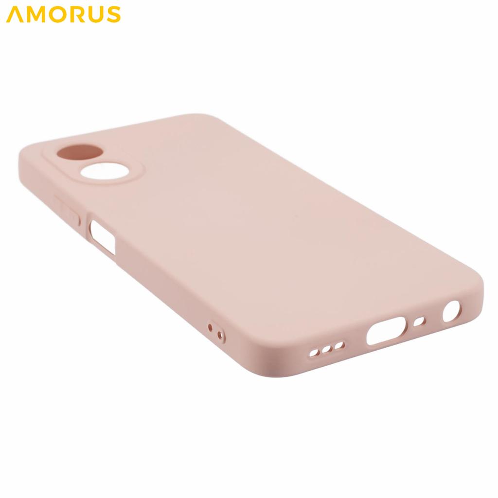 For Oppo A78 4G Case Precise Cutouts TPU Fiber Lining Shockproof Phone Cover