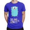 Golang And Dont Go Nuts Funny 100 Cotton Tshirt Gopher Tops Tees For Unisex