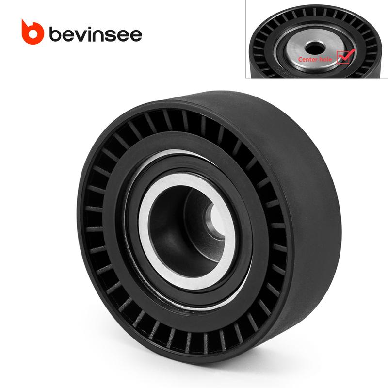 Drive Belt Tensioner Idler Pulley for BMW E46 E36 323i 325i 328i 330i E39 523i 525i 528i 530i X5 3.0i Z4, Replace 11281748131