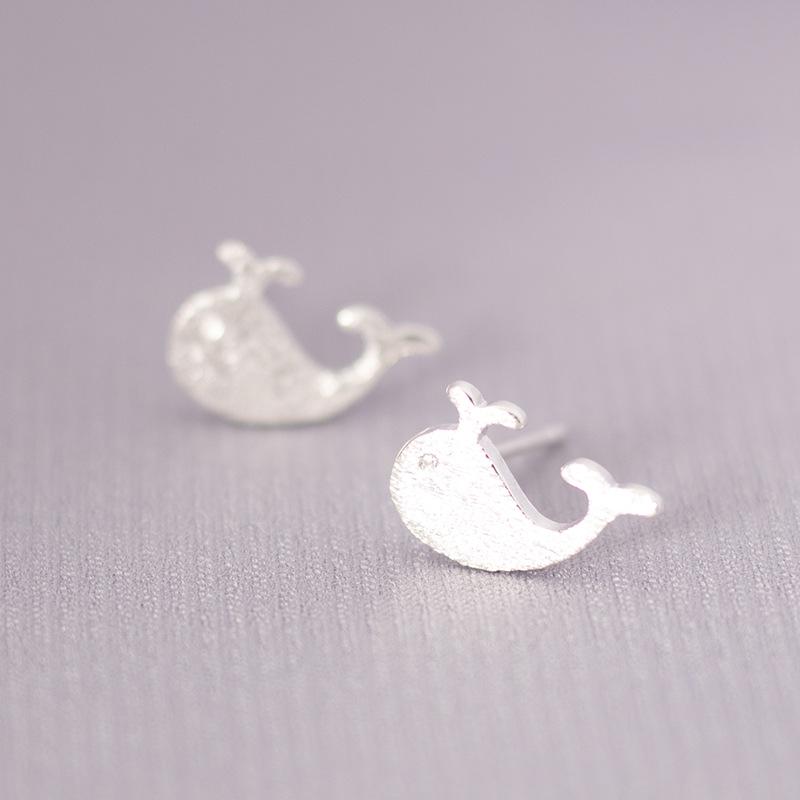 Ohrstecker mit s925 Silbernadel im koreanischen Stil für Damen – Minimalistisches & Persönlichkeitsdesign