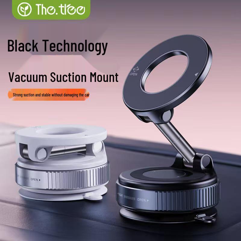 Foldable Suction Cup Car Mount & Magnetic Phone Holder