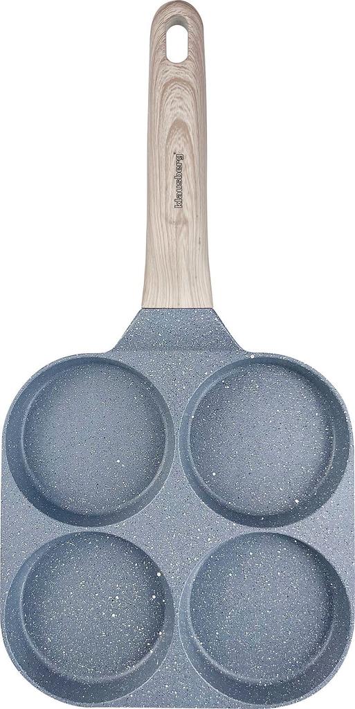 Patelnia marmurkowa 4 w 1 do naleśników jajek placków pancake 18cm SZARA KLAUSBERG KB-7822
