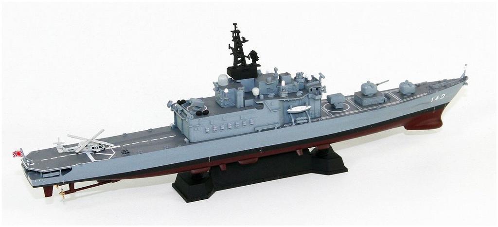 Skywave Series Japan Maritime Force Destroyer Hiei Plastic Model Kit J81 Pit-Road 1/700 Self-Defense DDH-142