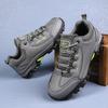 Hot Sale Fashion Brown Trekking Sneakers Men Breathable Mens Hiking Shoes Big Size 46 Anti-slip Travel Sports Shoes Men Trainers
