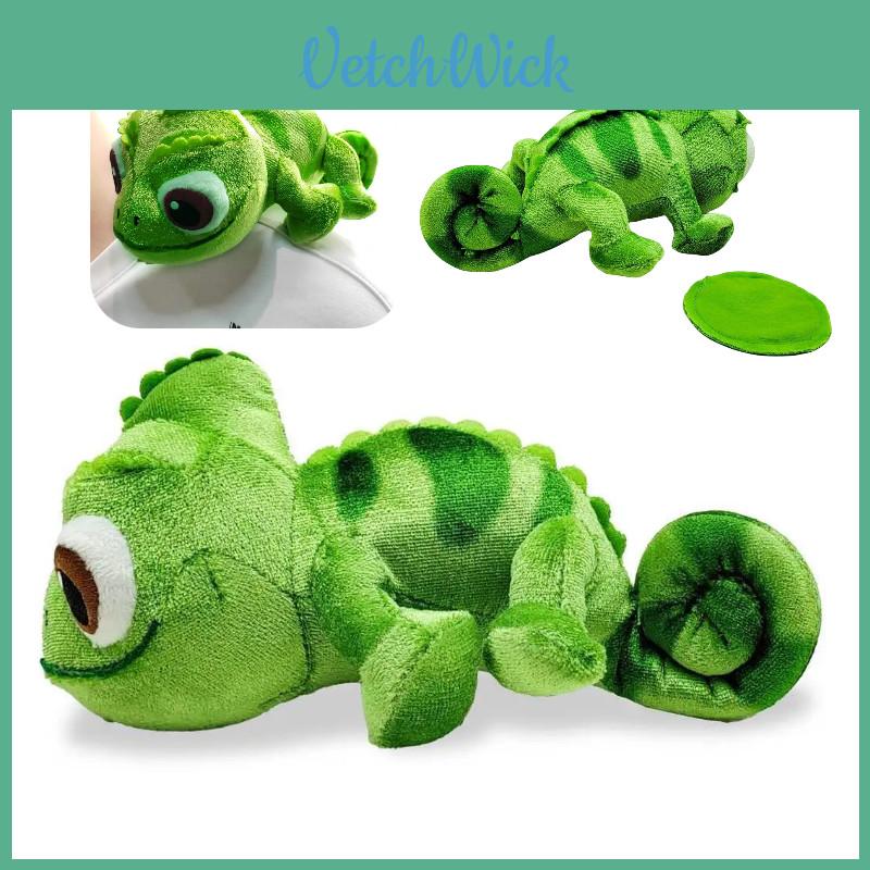 Cute Frog Plush Toy With Long Hair And Color-changing Features 16cm Size