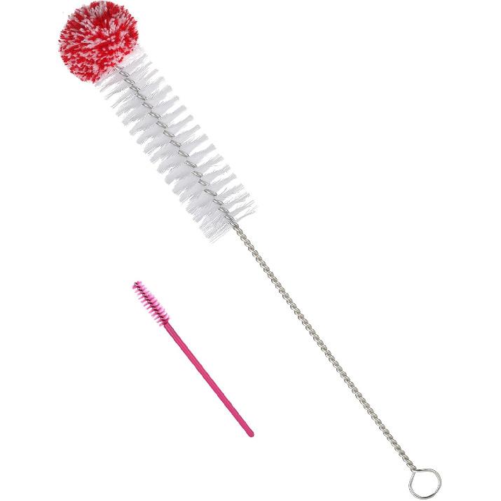 Hummingbird Feeder Cleaning Brushes, Versatile Bendable Cleaner Brush for Various Size Feeders, Gentle Bristles with Soft Tip, No Rust of Stainless