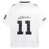American Retro V-neck Jersey Short-sleeved T-shirt for Men and Women To Wear the Same Loose Casual Digital Printing Sports Cool Top