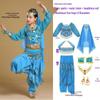 Costume da Danza Indiana per Bambini: Costume per Esibizione di Danza del Ventre e Minoranze dello Xinjiang per Bambina