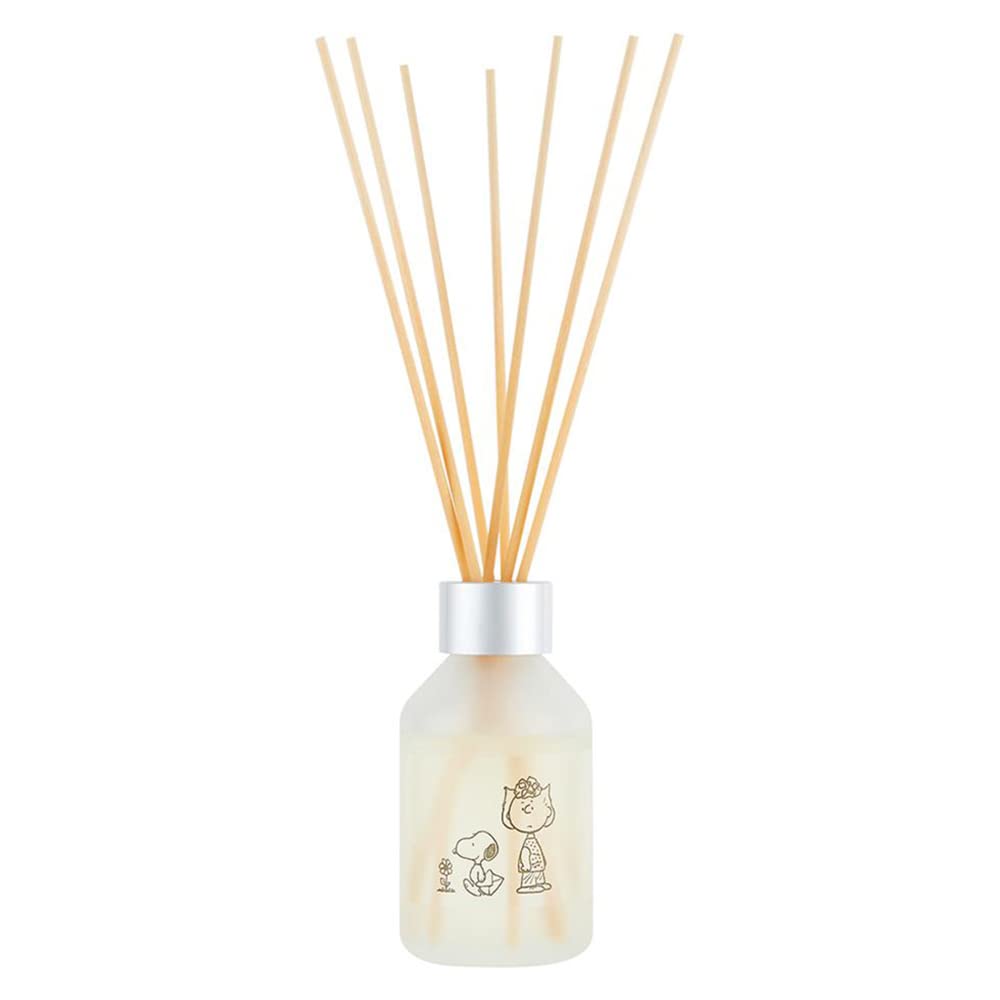 PEANUTS Snoopy Design Aroma Reed Floral 90ml Diffuser, Scent, (Room Fragrance, SNOOPY)