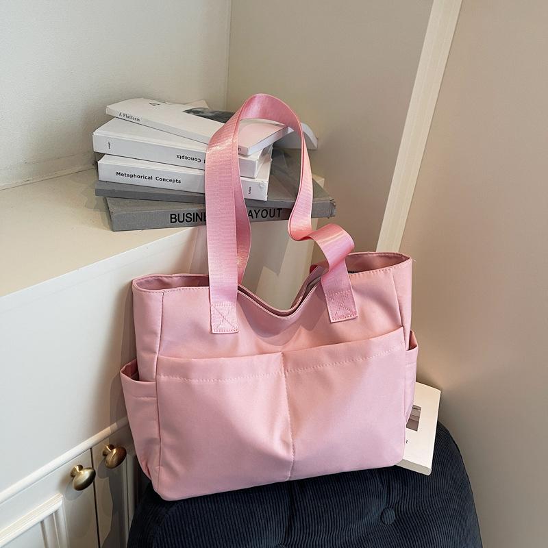 New Fashi Versatile Large Capacity Tote Bag for Women Oxford Canvas Crossbody Bag Handbag Shoulder Bag Commuter Student
