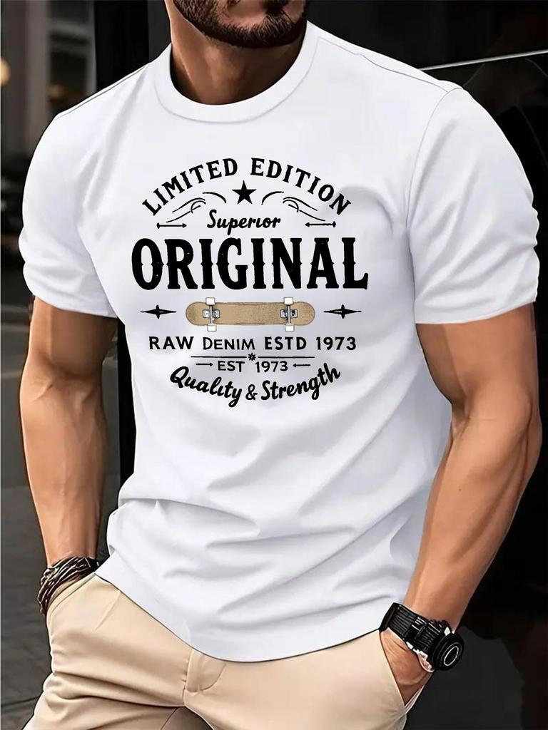 Neuer Retro Street Trend Buchstabendruck 100% Baumwolle Herren Damen T-Shirt Sommer Herbst Täglich Outdoor Sport Lässig Locker Kurzarm