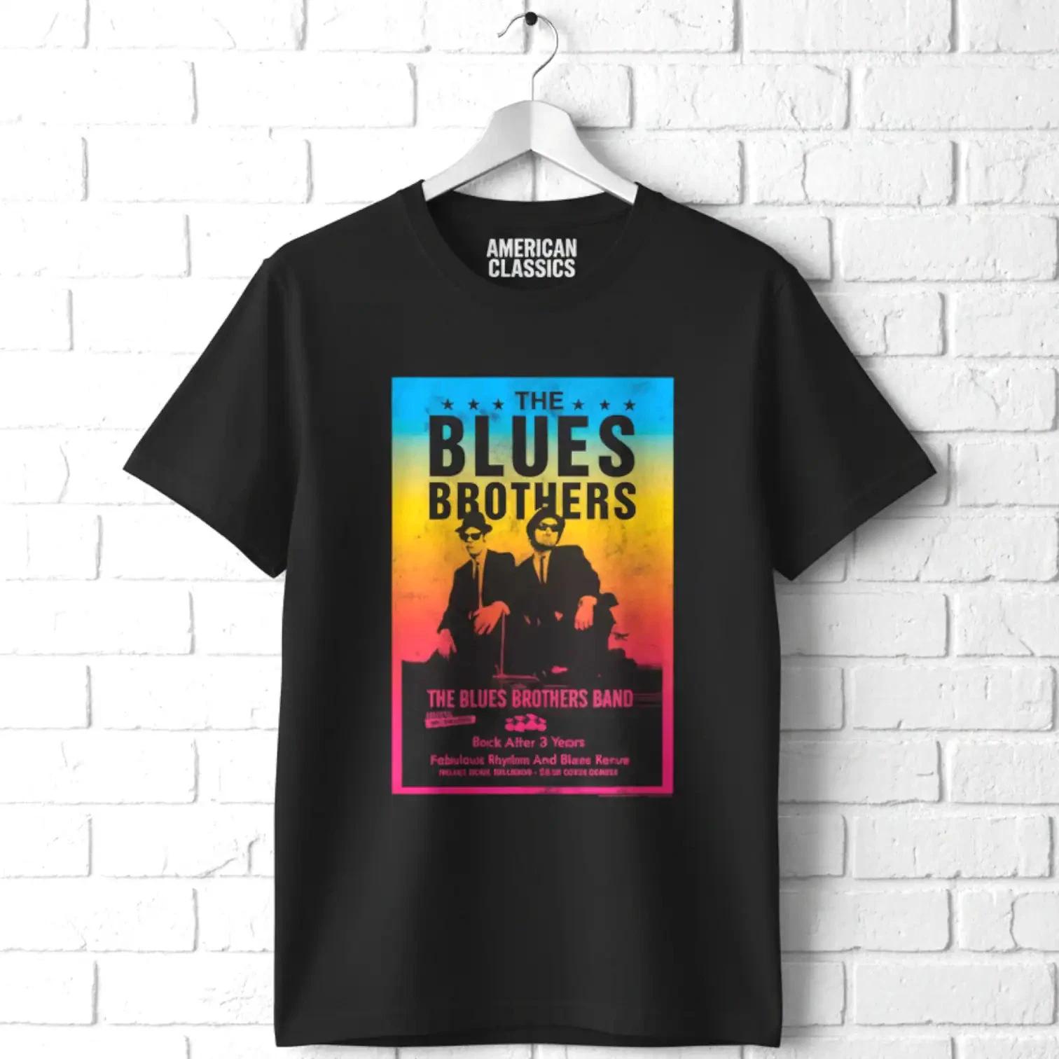 Blues Brothers Band Gig Poster Men s T Shirt Music Revue Jake Elwood XS