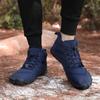 Winter new men's and women's outdoor leisure sports non-slip waterproof piled thickened high-top snow boots cotton shoes
