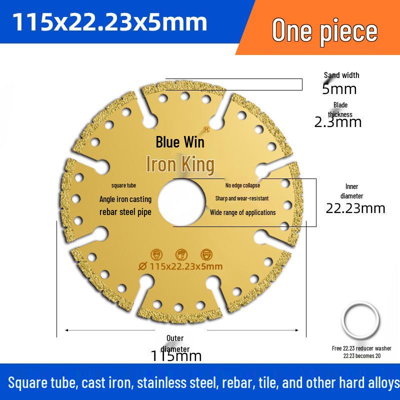 Iron Cutting King Saw Blade - Metal Alloy Angle Iron Diamond Blade