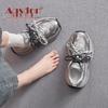 Agsdon Women's Retro Thick-Sole Dad Sneakers