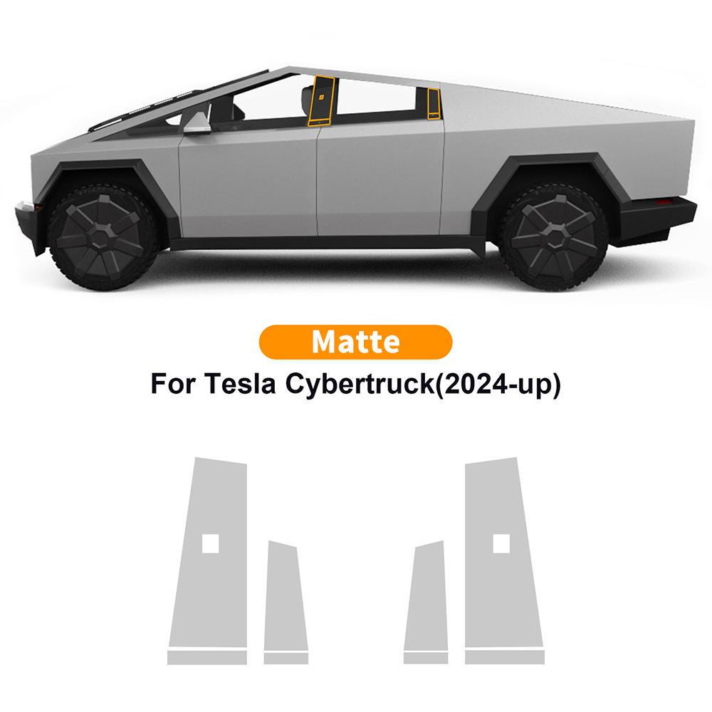 TPU Car Headlight Protective Film For Tesla Cybertruck 2024 2025 2026 Transport & Smoke Anti-Scratch Auto External Accessories.