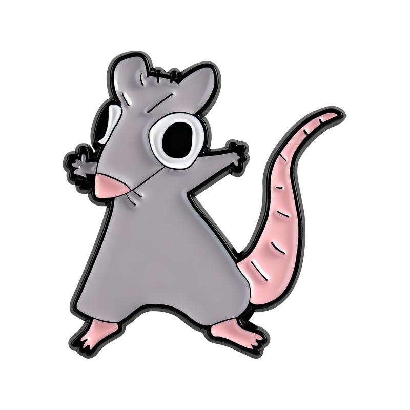Multi Animal Style Cute Healing Enamel Pins Cat Duck Goose Goofy Style Brooches Lapel Badge Funny Jewelry Gifts Accessories