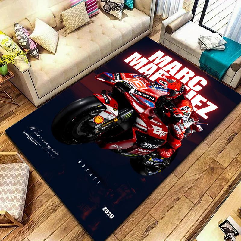Marc Marquez Carpet Rug for Living Room Bedroom Home Sofa Decoration,Kids play Nonslip Floor Mat