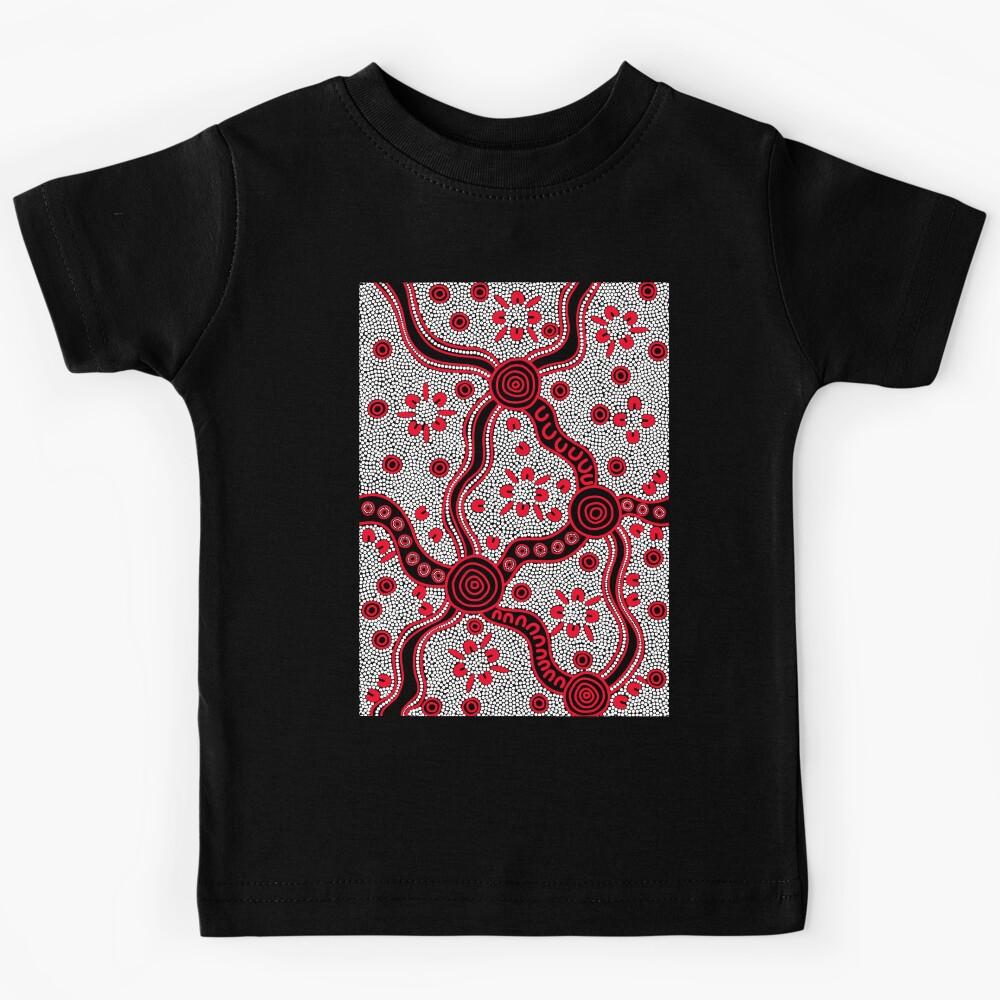Authentic Aboriginal Art - Highlands Kids T-Shirt 170