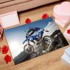 1pc Motorcycle GP Mountain Biking Speed Absorbent Mats Anti-Slip Mats Home Decor Supplies Carpets Home Kitchen Floor Mats