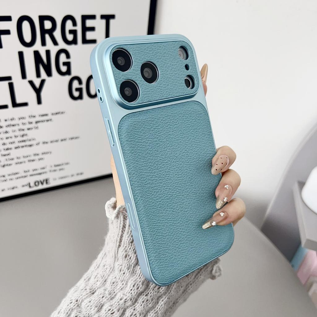 Imitation of the original second change iPhone17promax leather pattern mobile phone case is suitable for Apple 16 all-inclusive anti-drop 15 hard case