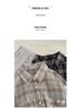 Korean Style Plaid Lapel Shirt: Trendy Loose Fit, Meat-Covering, Long-Sleeve Top for Women.