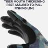 Gobygo Fishing Gloves Flip Finger Touch Screen Waterproof Wear-Resistant Outdoor Riding Thickened Silicone Anti-Slip Men Women