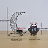 Moon Aromatherapy Stove Hanging Design Tealight Holder Decorative Essential Oil Burner  SPA Use