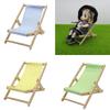 Miniature Dollhouses Display Beach Chair Accessory 1/12 Scale, Realistic Zakka Plastic Chair Dollhouses Props