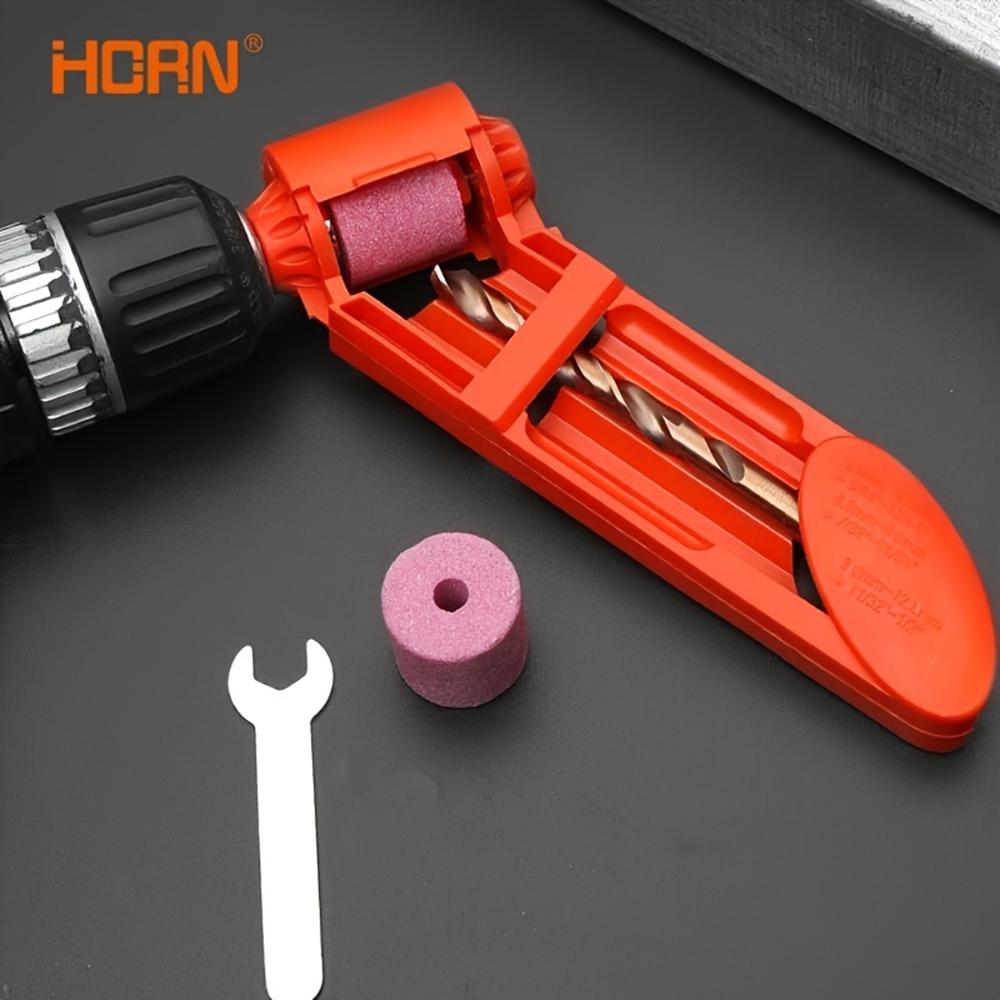 1 Set Portable Drill Bit Sharpener With Grinding Wheel For Quick And Easy Sharpening Of Nail Drill Bits, Sharp And Ready