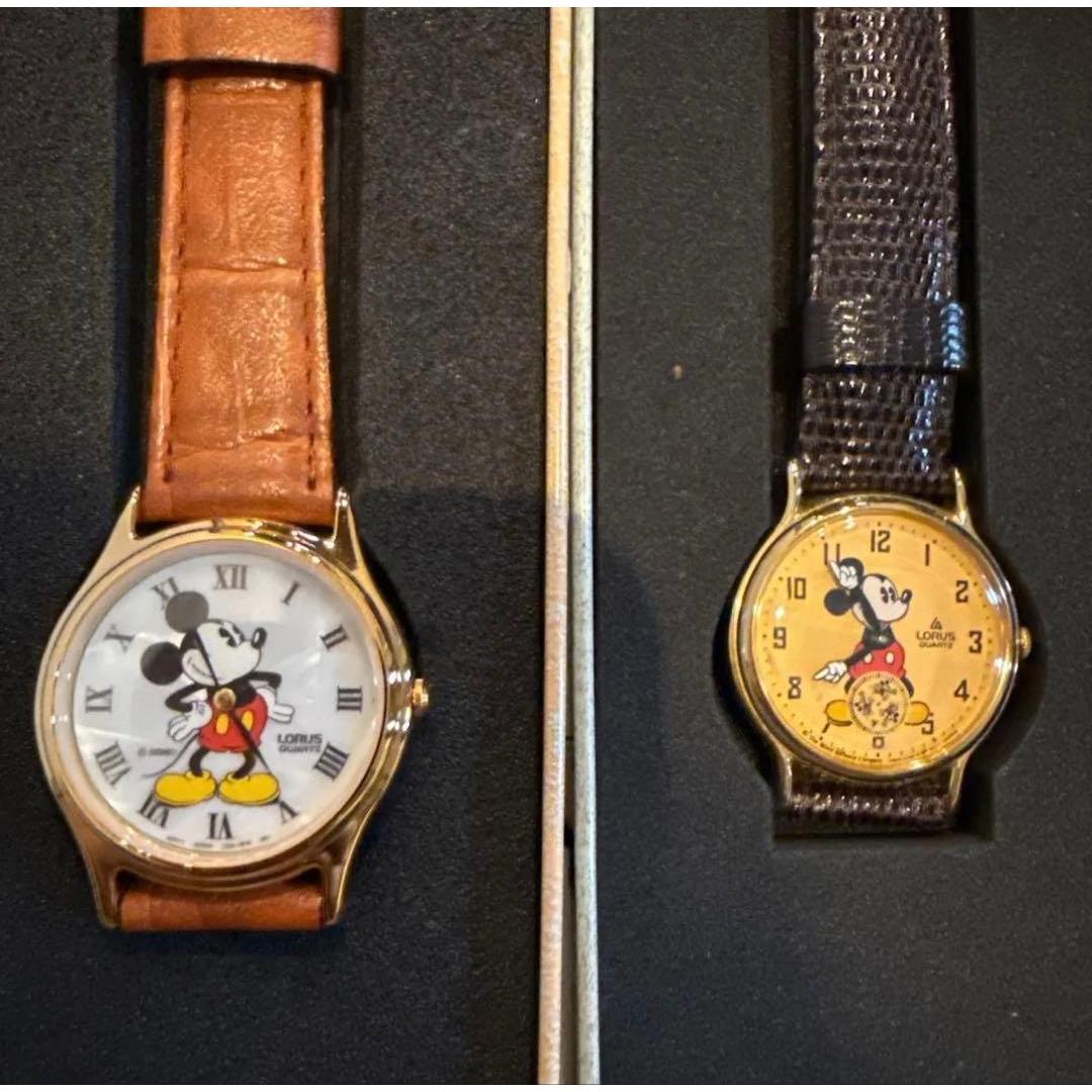 Used Lorus Mickey Mouse Watch Set of 2
