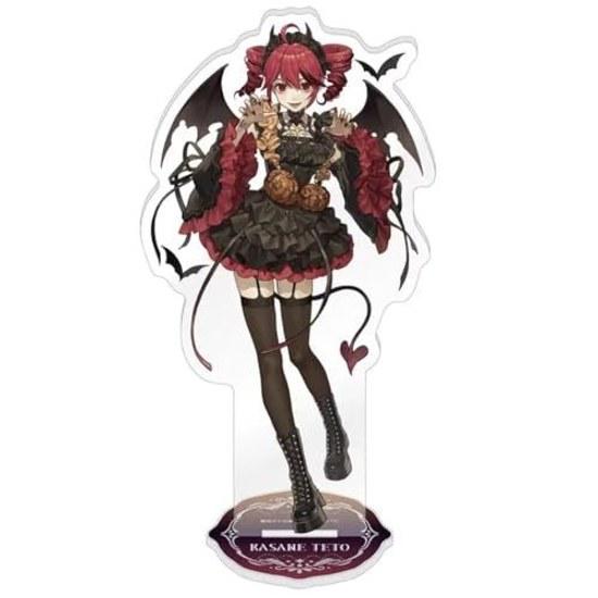 Juon Teto goods acrylic stand 2-piece set 10cm character base ornament decoration cute anime moe accessories double-sided transparent gift collection