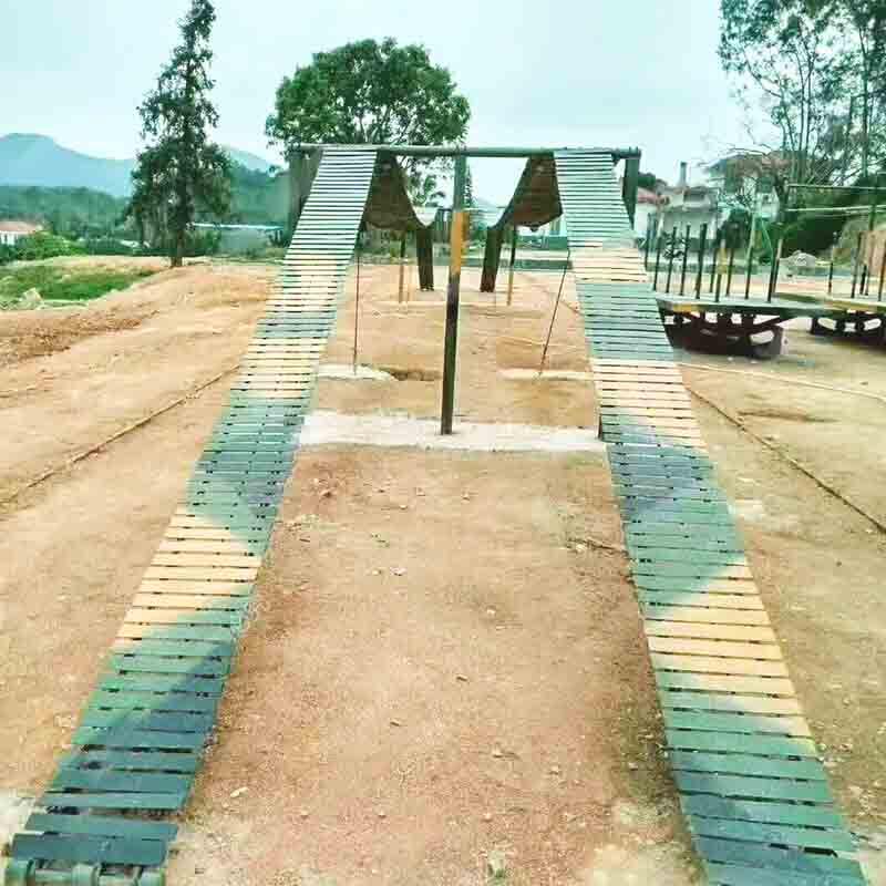 Outdoor Sea Crossing Soft Bridge Obstacle Course